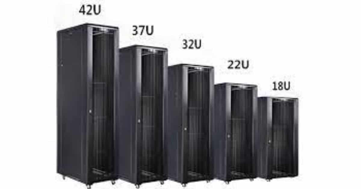 Một số kích thước tiêu biểu của tủ rack