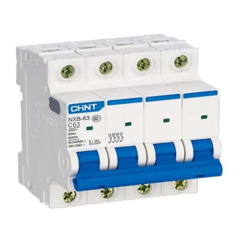 CẦU DAO TỰ ĐỘNG CHINT MCB NXB-125 4P-10KA