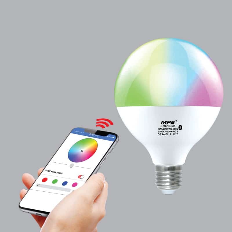 Đèn Led bulb MPE smart wifi 13W